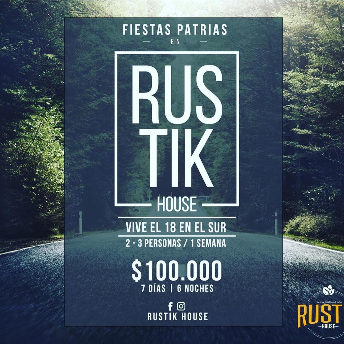 Rustik Hostel Puerto Montt Ngoại thất bức ảnh